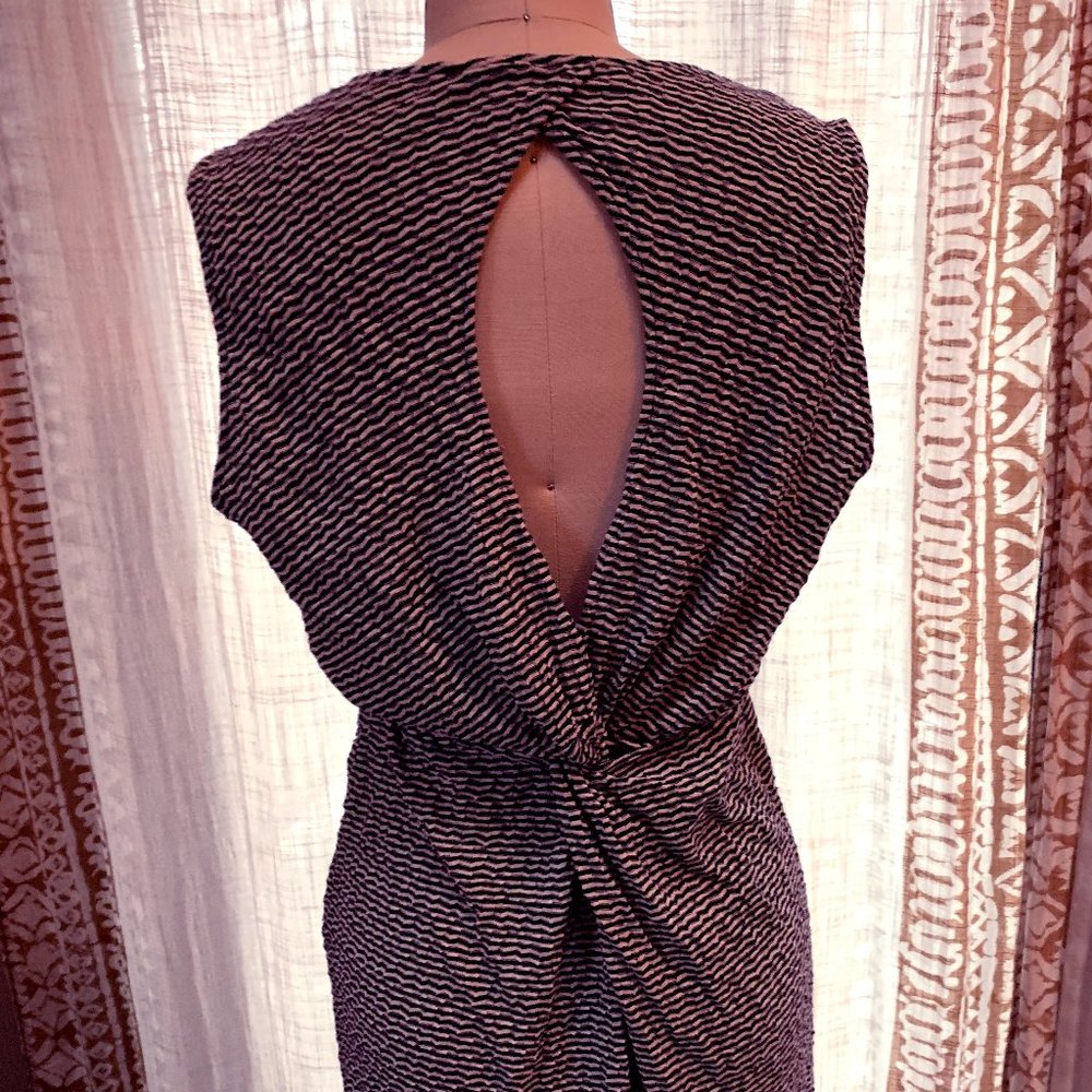 10 Crosby Derek Lam Knit Twist Stripe Maxi Dress